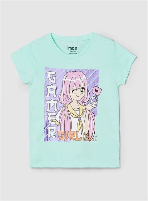 Buy Girls Graphic Printed T-shirt Online at just Rs. 199.0 ...
