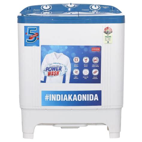 Buy Onida 6.5 Kg Top Loading Semi-Automatic Washing Machine S65OB, Blue