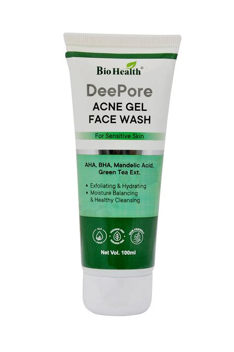 BioHealth DeePore Acne Gel Face Wash : Amazon.in: Beauty