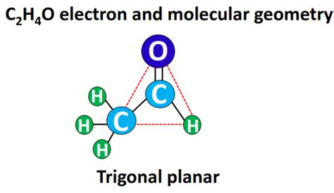 C2H4O Lewis structure, Isomers, molecular geometry, hybridization