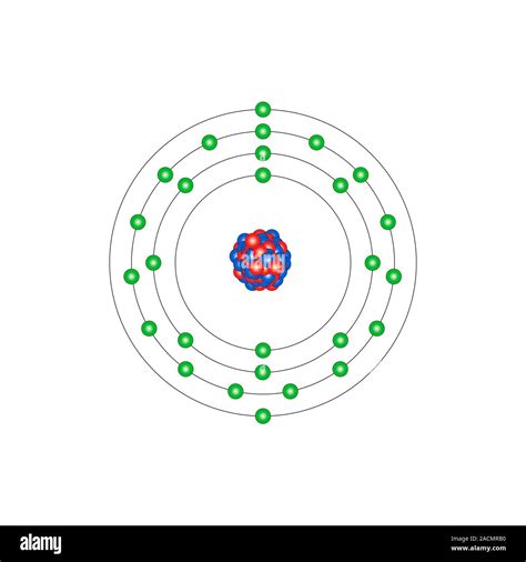 Cobalt (Co). Diagram of the nuclear composition and electron ...