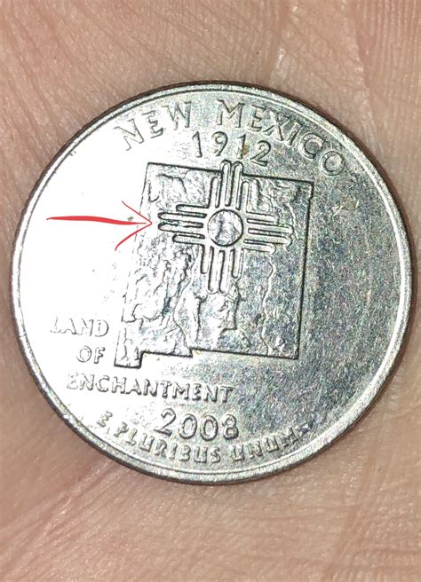 2008 New Mexico Quarter error? | Coin Talk