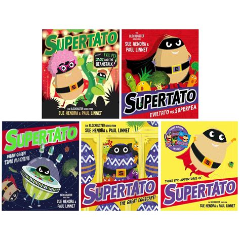 Buy Supertato Series 5 Books Collection Set (The Great Eggscape, Three ...