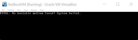 Image result for No Bootable Device VirtualBox