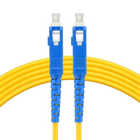 uxcell Fiber Cable,5 Meters 16.5Ft SC to SC Duplex 9/125 Single-Mode ...