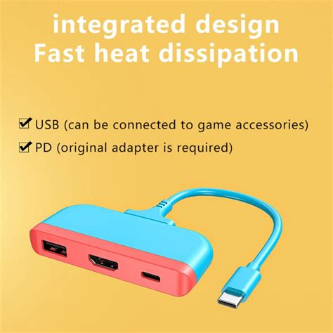 Buy 3-in-1 Charging Dock for Nintendo Switch, TV Dock Charging Station ...