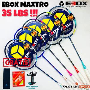 Jual Raket Badminton EBOX MAXTRO 35LBS 35 LBS 100% ORIGINAL EBOX ...