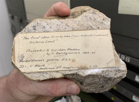 This small rock holds the story of Antarctic exploration before the ...