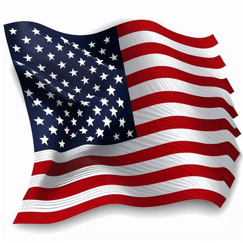 Waving American Flag Clipart Png