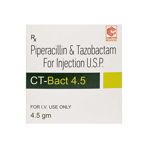 Piperacillin and Tazobactam Injection Manufacturer & Supplier in India