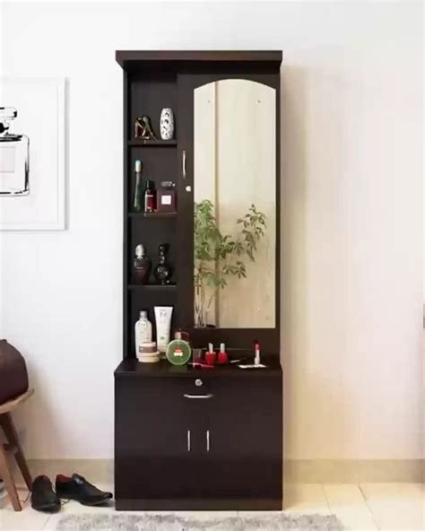 illfordd furniture Dressing Table with Mirror and Storage Cupboard ...