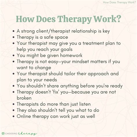 How Does Therapy Work?