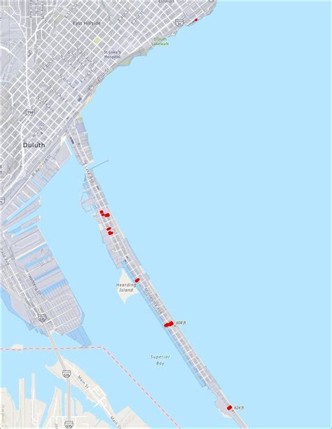 Map of of the North Shore LS LLC properties (From St Louis County GIS ...