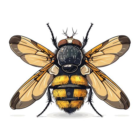 Икона мультфильма Tachinid Flies изолирована на прозрачном фоне HD | Премиум AI-сгенерированный ...