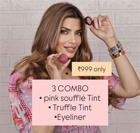 COMBO OF 3 (Eyeliner + Pink Soufflé and Truffle Lip n Cheek Tint ...