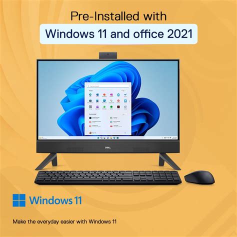 Delled 5420 All-in-One Desktop (Core i3-13 th Gen/8GB/512 SSD/23.8 FHD ...