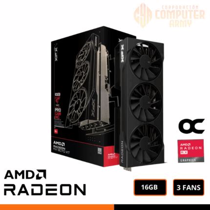 TARJETA DE VIDEO XFX SWIFT AMD RADEON RX 9060XT OC BLACK 16GB GDDR6 ...