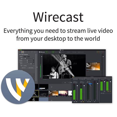 Wirecast Streaming Software 的图像结果
