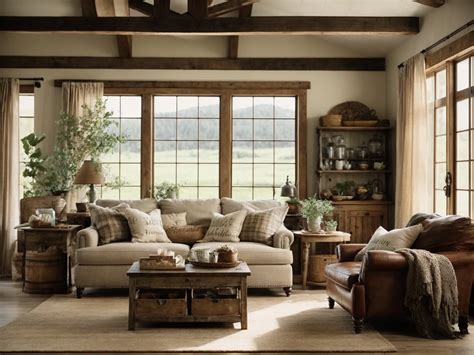 Rustic Farmhouse Living Room Pictures