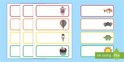 👉 Mixed Images Drawer Labels
