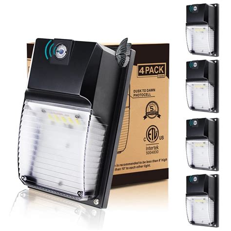 HiBay 18W Led Wall Pack Light with Photocell, 1980LM 5000K Daylight ...