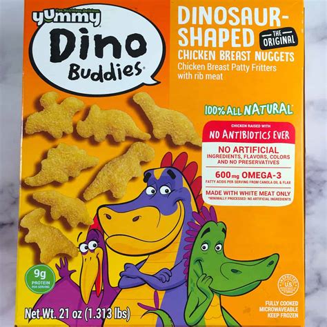 Dino Buddies Air Fryer Instructions (Dinosaur Chicken Nuggets)