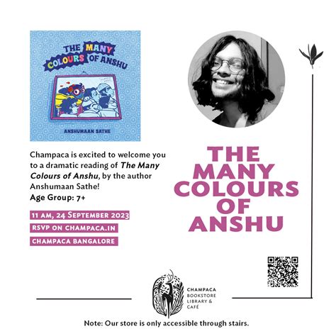 A dramatic reading with Anshuman Sathe | 24 September 2023 – Champaca ...