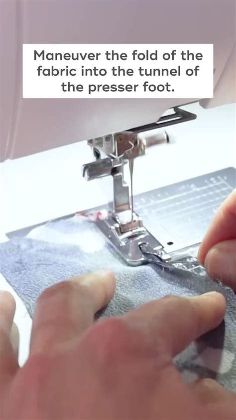 How to use a rolled hem presser foot video tutorial – Artofit
