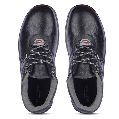 Buy Freedom By Liberty Mens SURAKSHAAC Black Safety Lacing Shoes