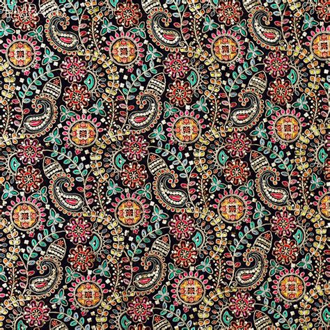 Black Sequin Embroidered Georgette Fabric by Yard Indian Embroidery We ...