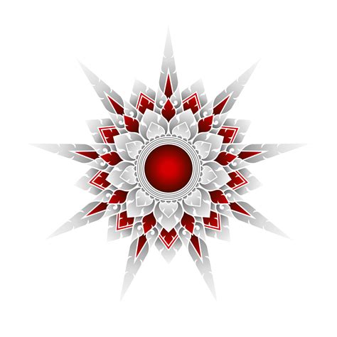 Thai Art Pattern, Nine Pointed Star. 10802468 Vector Art at Vecteezy