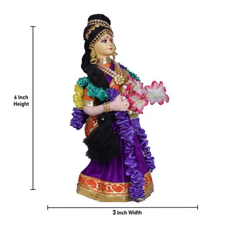 Giri - Assorted Decorative Doll Standing | Golu Doll | Cloth Navratri ...