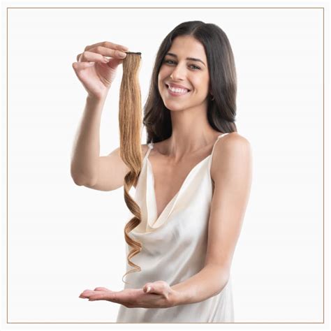 Hair Originals 100% Natural Human Hair Clip In Color Streaks (16 Inches ...