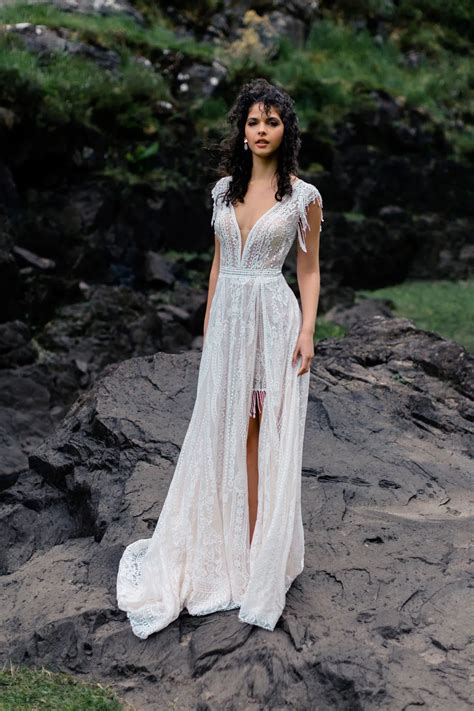 Boho Beach Wedding Dresses