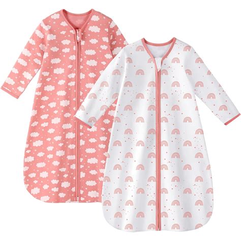 Amazon.com: Unnivoll Baby Sleep Sack 6-12 Months 100% Cotton Long ...