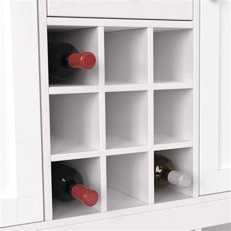 Buy Large Storage Sideboard with Wine Rack, Kitchen Wine Cabinet ...