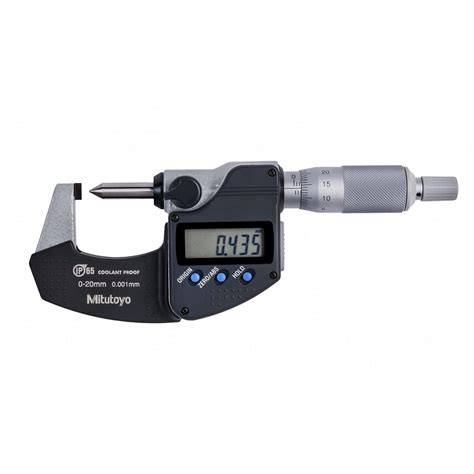 Mitutoyo 342-271-30 CHM-20MX Micrometer, IP65, Crimp Height, 0-20 mm, 0 ...