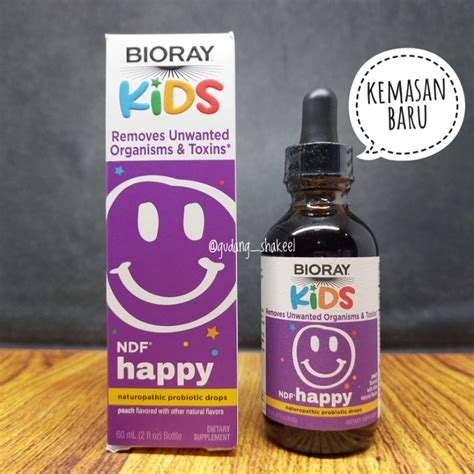 Jual Bioray Kids NDF Tummy Probiotic Blend / Focus / Calm / Happy ...