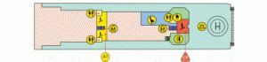 Bretagne ferry deck plan | CruiseMapper