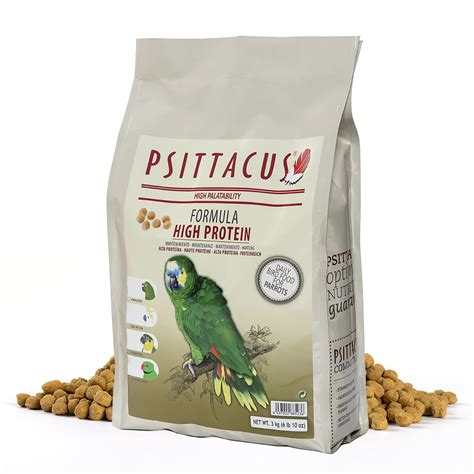 Buy Psittacus high Protein Daily Pellet Bird Food for Parrots 3 kg ...