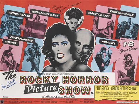 The Rocky Horror Picture Show (1975), poster, British, signed by Tim ...