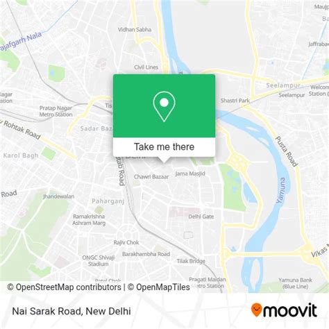 How to Get to Nai Sarak Road in Delhi by Metro, Bus or Train?