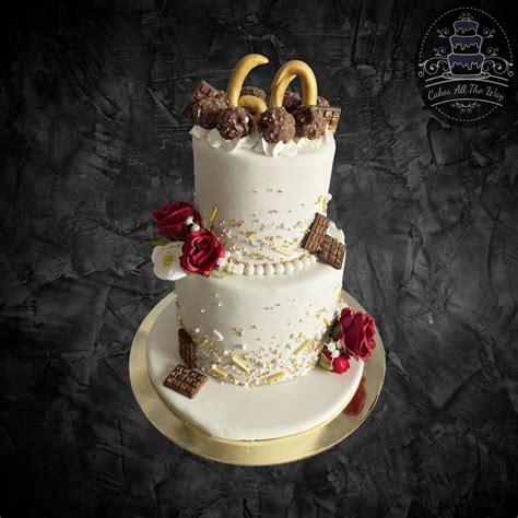 2-Tier 60th Anniversary Cake – Cakes All The Way