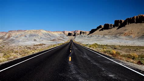 Wallpaper road, rocks, canyon, bushes hd, picture, image