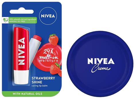 NIVEA Crème, All Season Multi-Purpose Cream, 100ml & NIVEA Lip Balm ...
