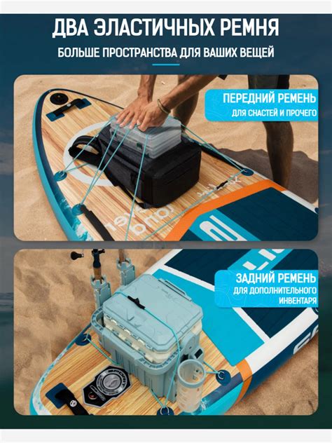 Надувная двухслойная SUP-доска SPORIT NEVER LAND BLUE STD, 11'6" 350*88 ...