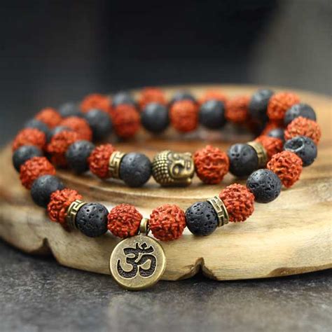 Exclusive Pure Divine OM Bracelet Rudraksha – Justwowfactory