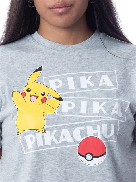 Buy Pokemon Womens' Pika Pika Pikachu Poke Ball Sleep Pajama Jogger Set ...