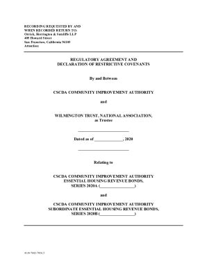 Fillable Online local anaheim RECORDING REQUESTED BY WHEN RECORDED ...