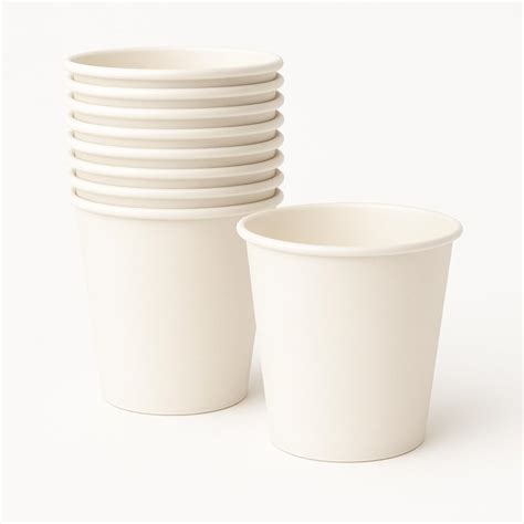 GRACE PAPER GLASS 150 ml White Pack of 100 Gold Quality Paper Cup ...